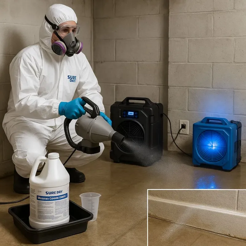 Sanitization and Odor Removal process in Collins, MS