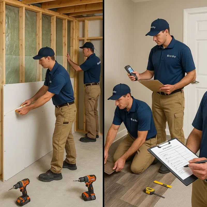 Repairs and Reconstruction process in Collins, MS